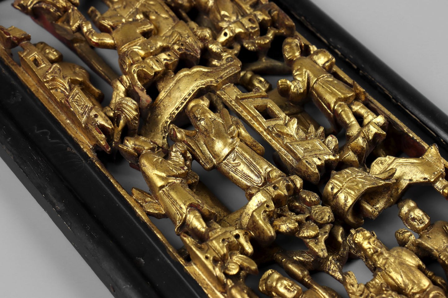 Chinese Gilt Wood Panel