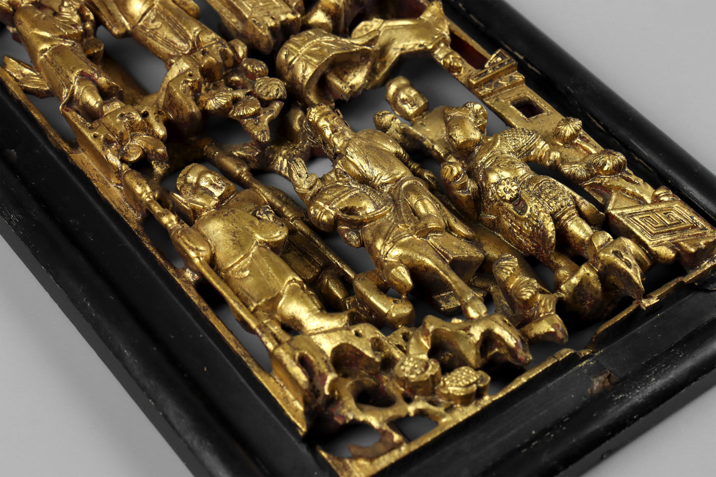 Chinese Gilt Wood Panel