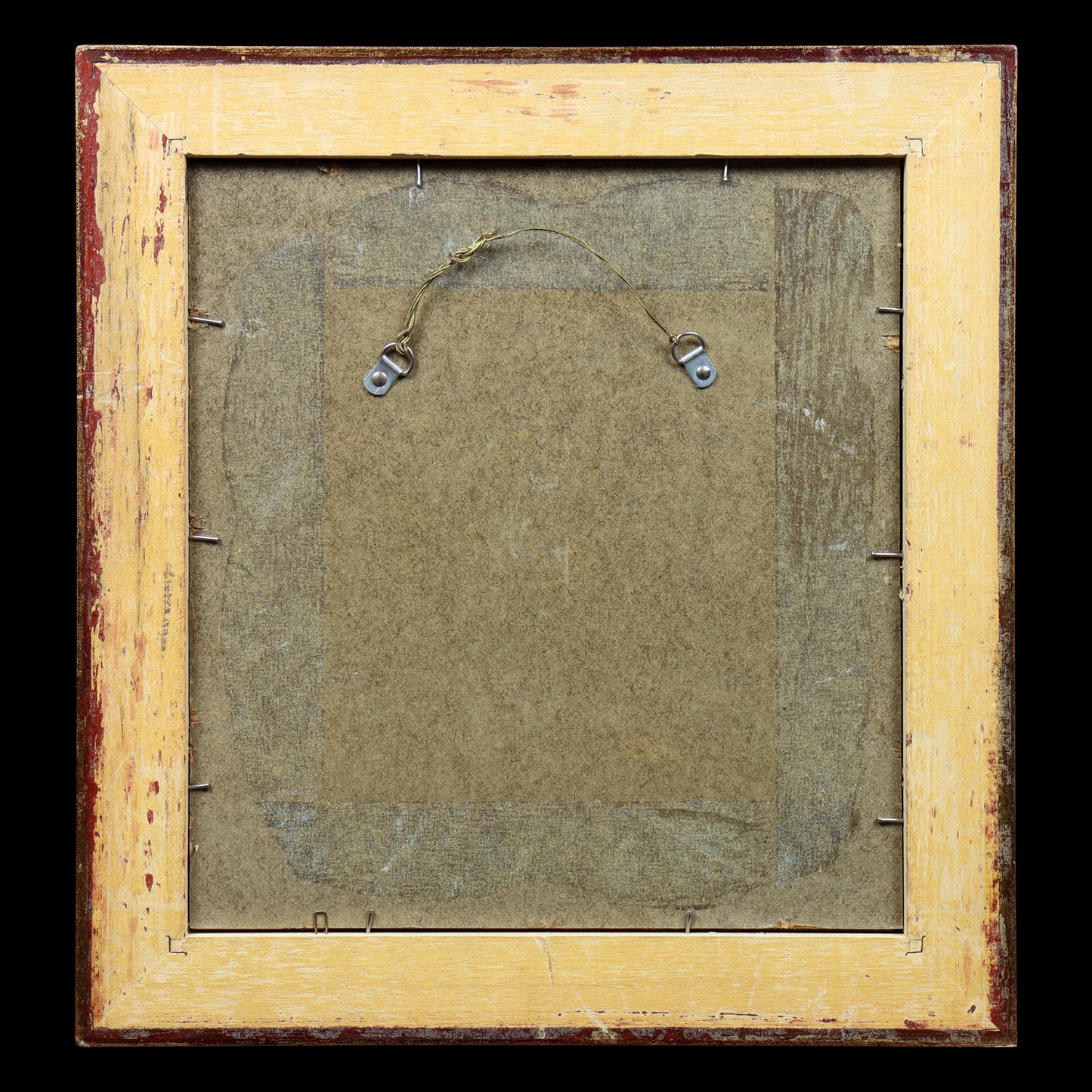 Reverse Glass Painting of a Dog