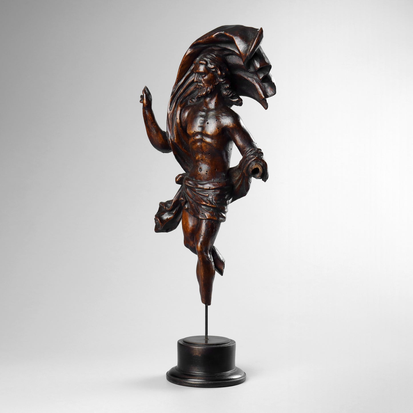 Carved Baroque Risen Christ