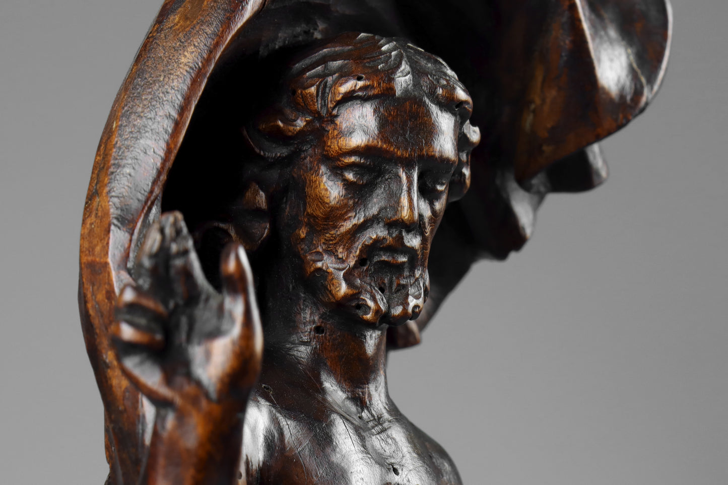 Carved Baroque Risen Christ