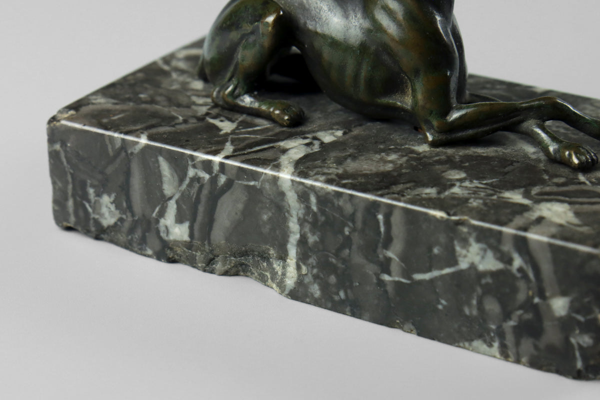 Bronze Statue of a Greyhound or Whippet