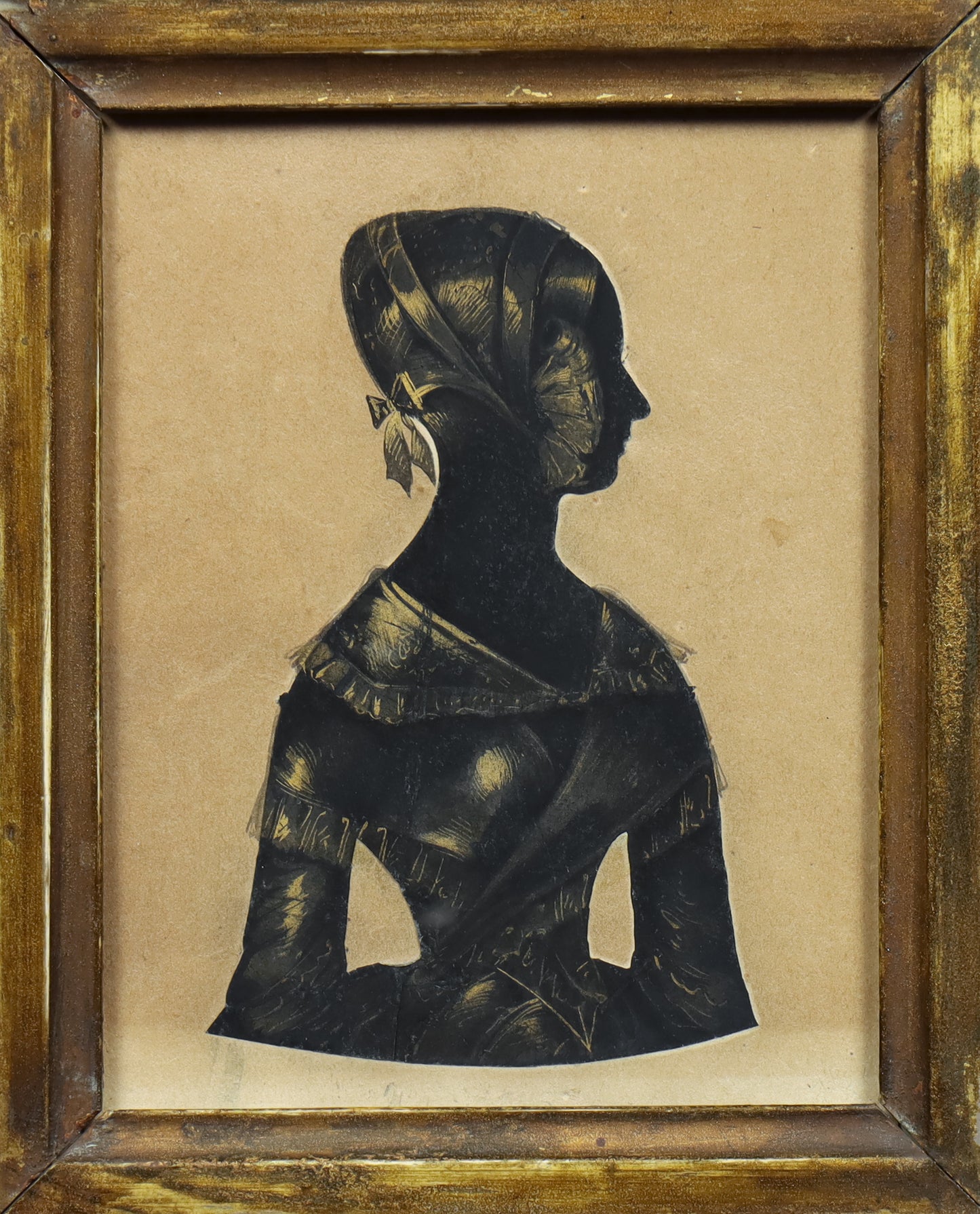 Cut Silhouette of a Lady