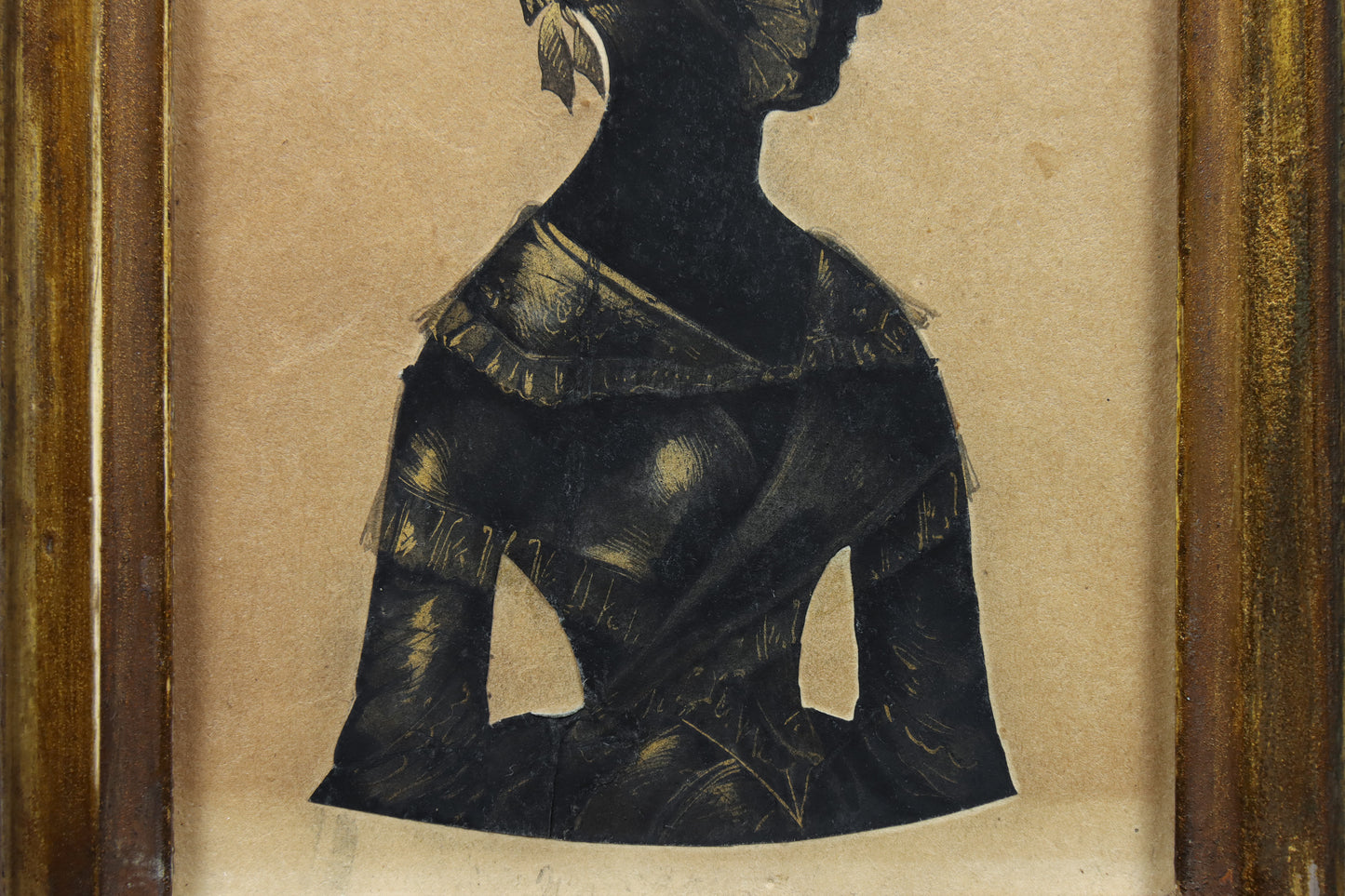 Cut Silhouette of a Lady