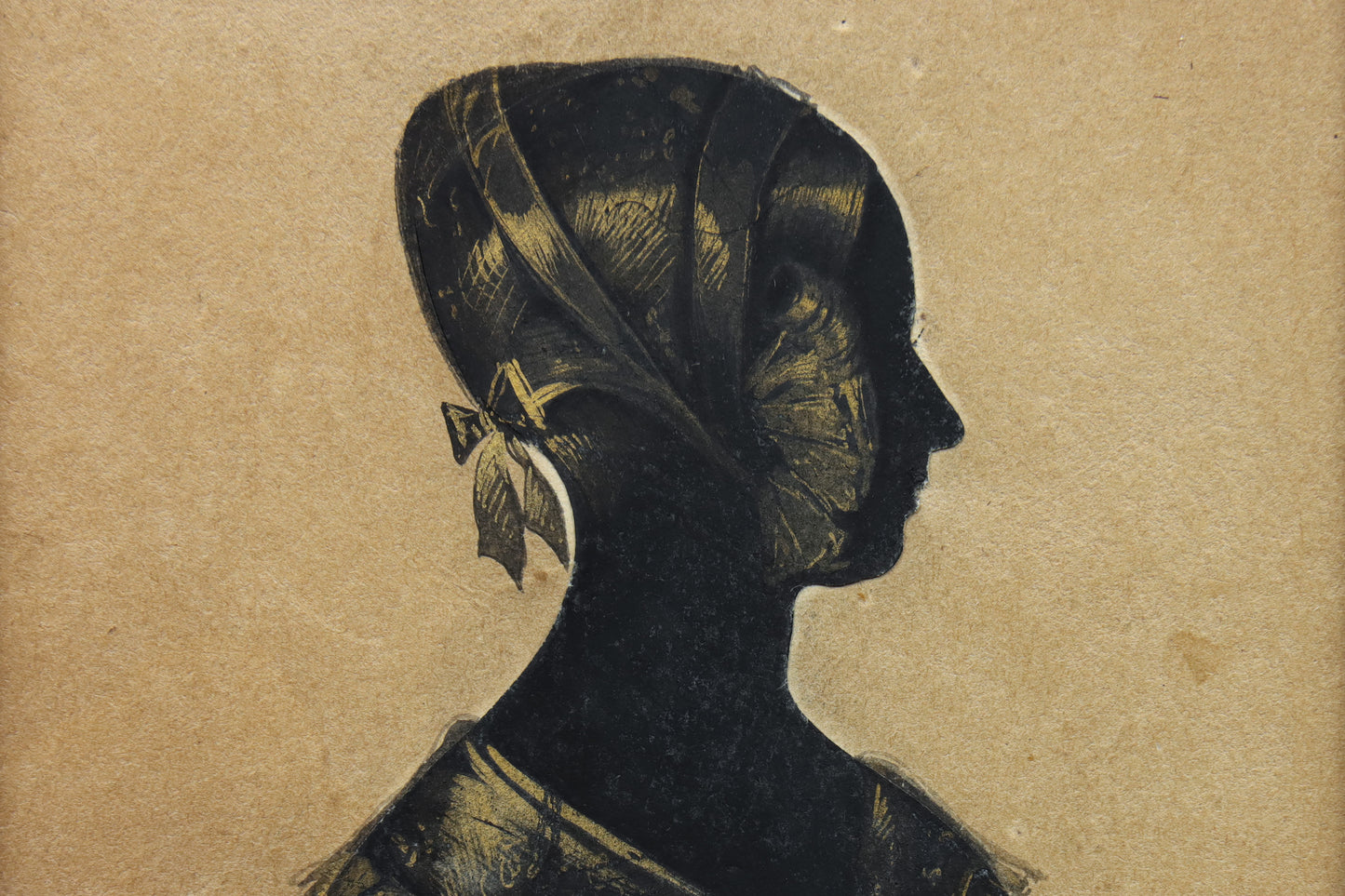 Cut Silhouette of a Lady