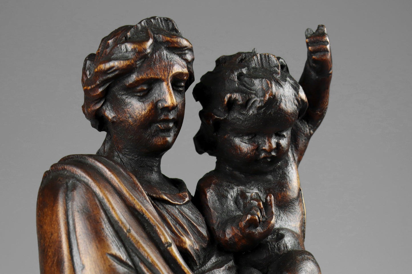 Carved Madonna & Child