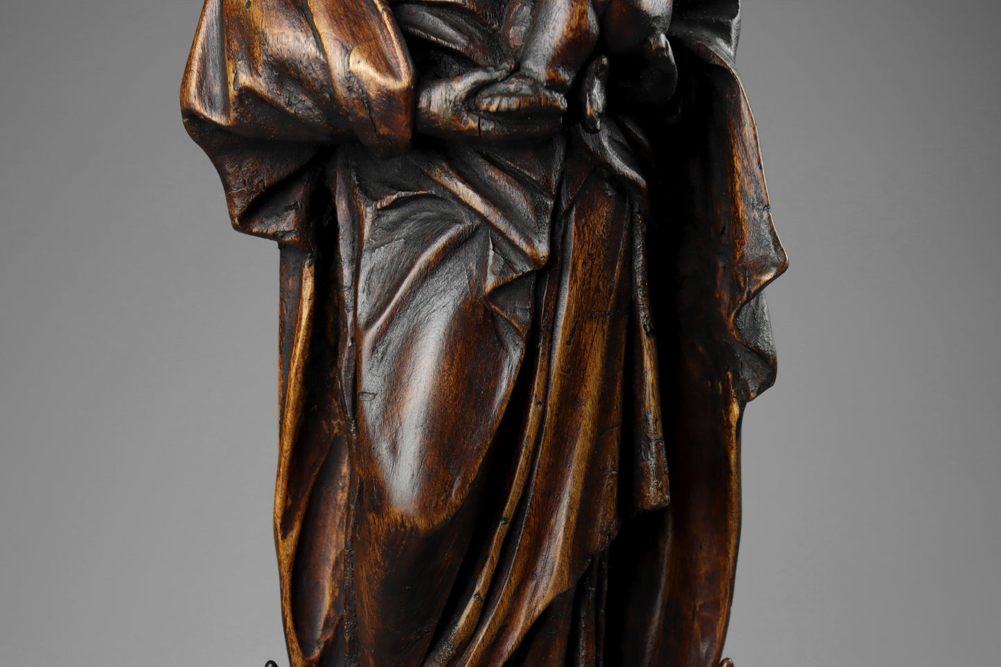 Carved Madonna & Child