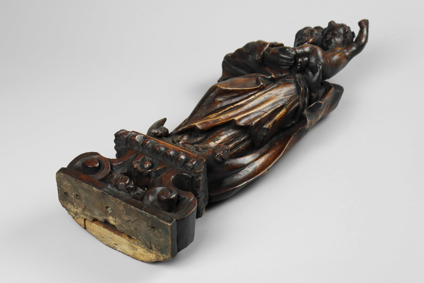 Carved Madonna & Child
