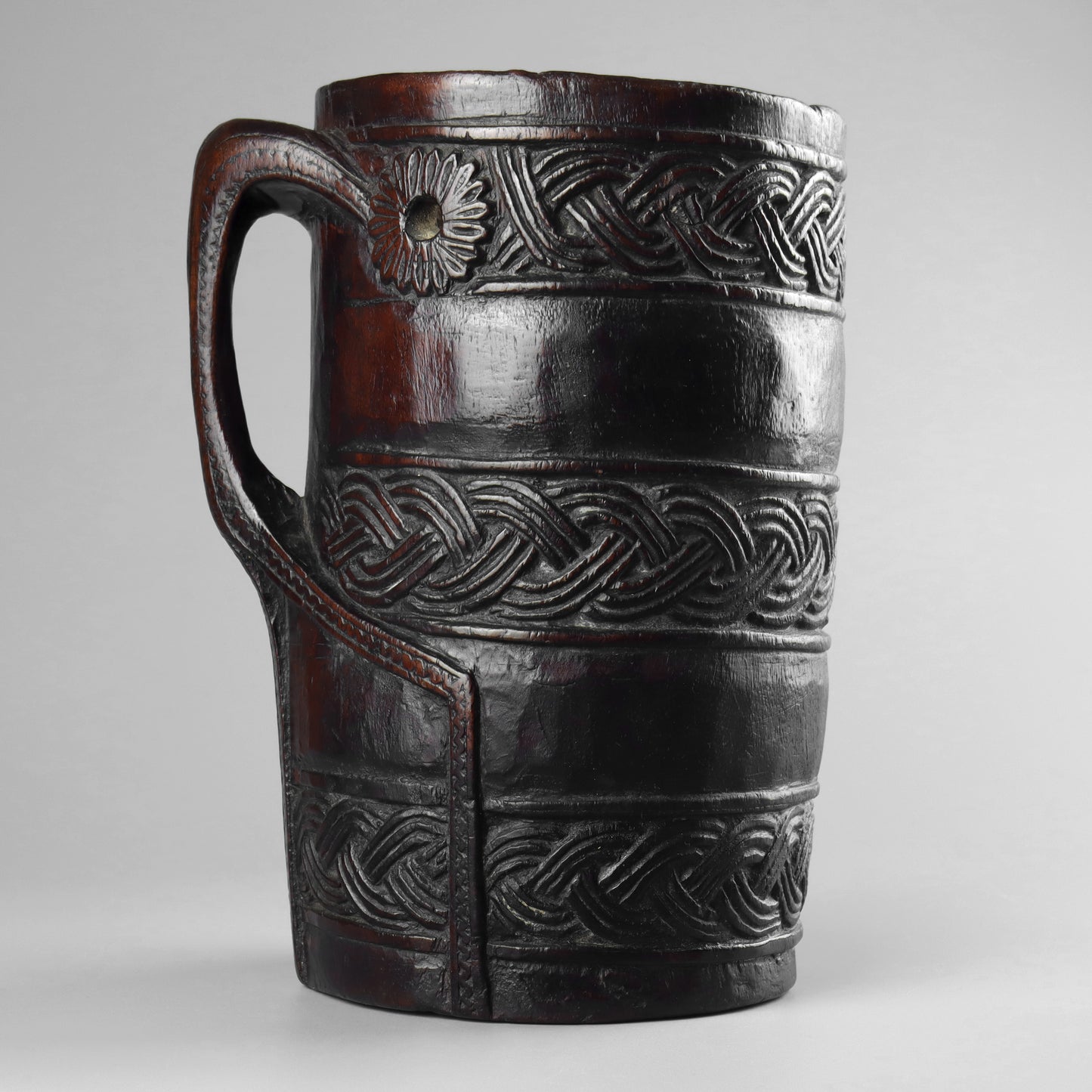 Nepalese Carved Milk Jug