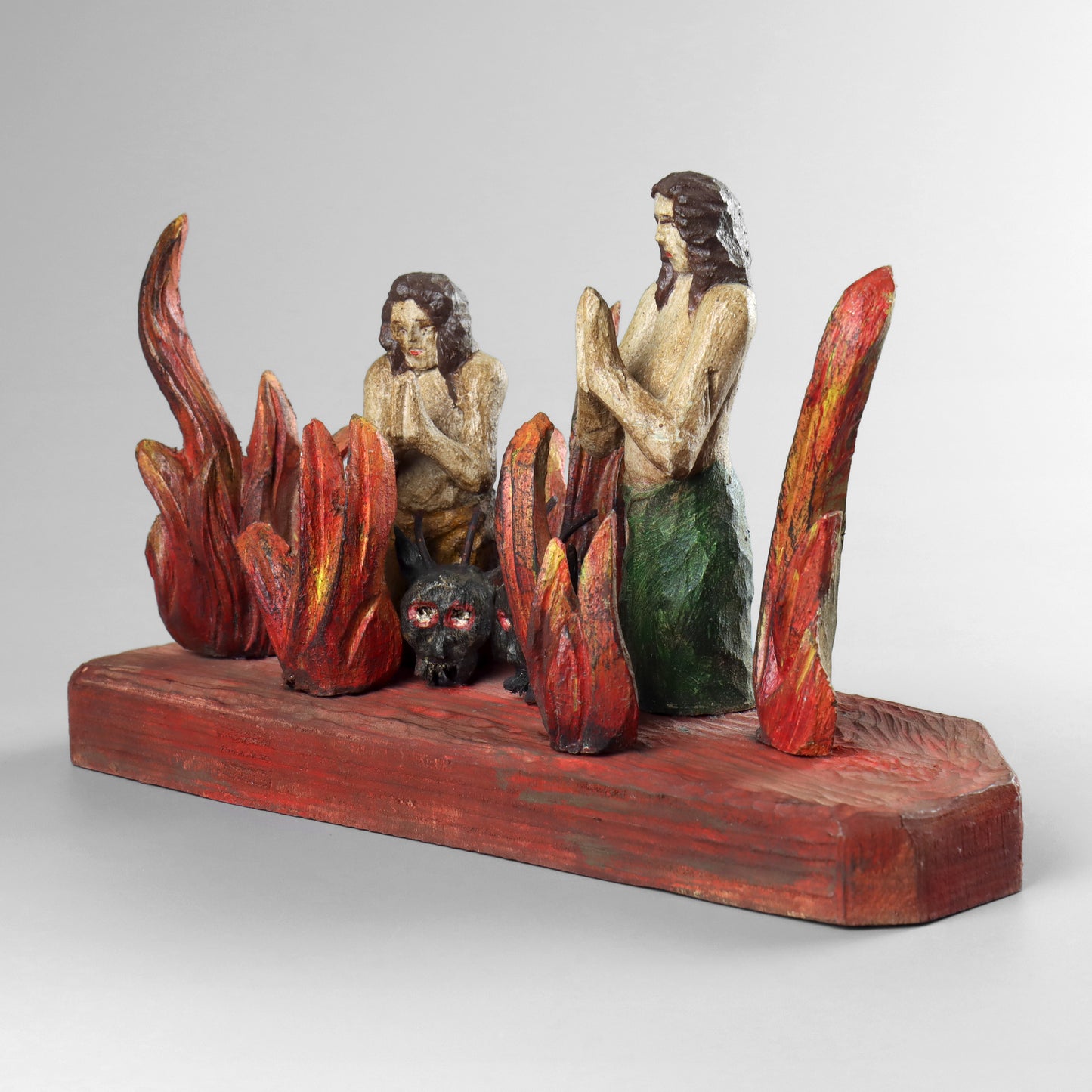 Carved Souls in Purgatory