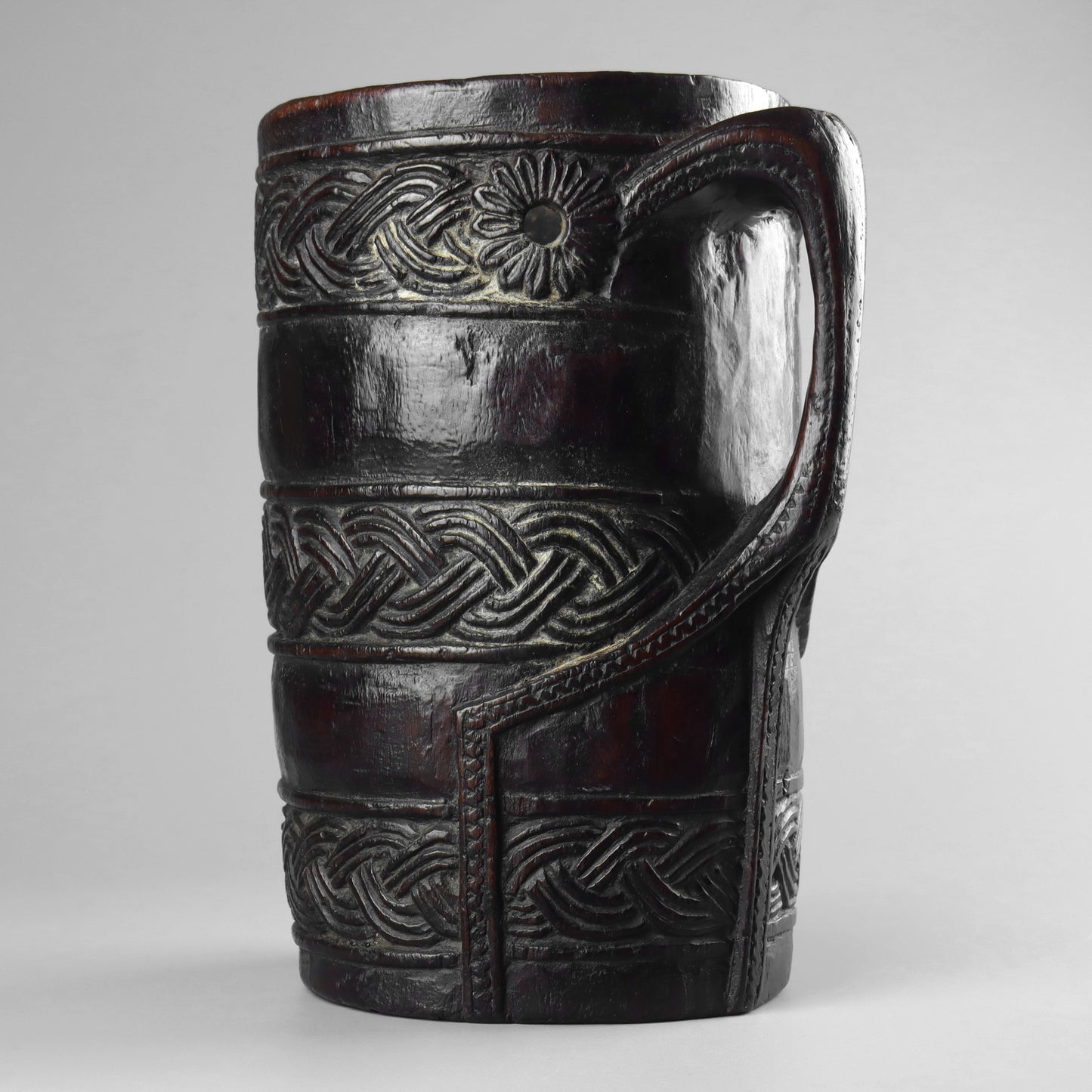 Nepalese Carved Milk Jug