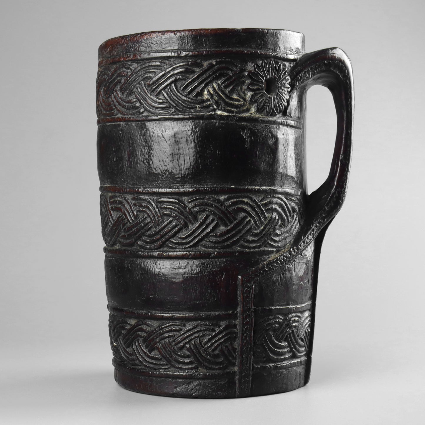 Nepalese Carved Milk Jug