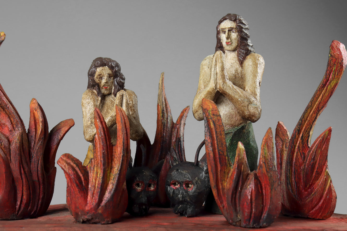 Carved Souls in Purgatory
