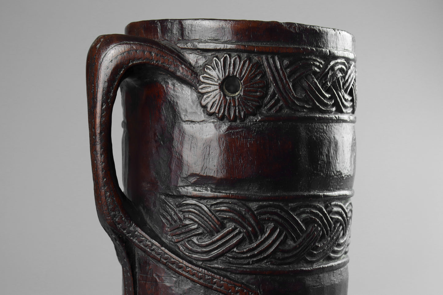 Nepalese Carved Milk Jug