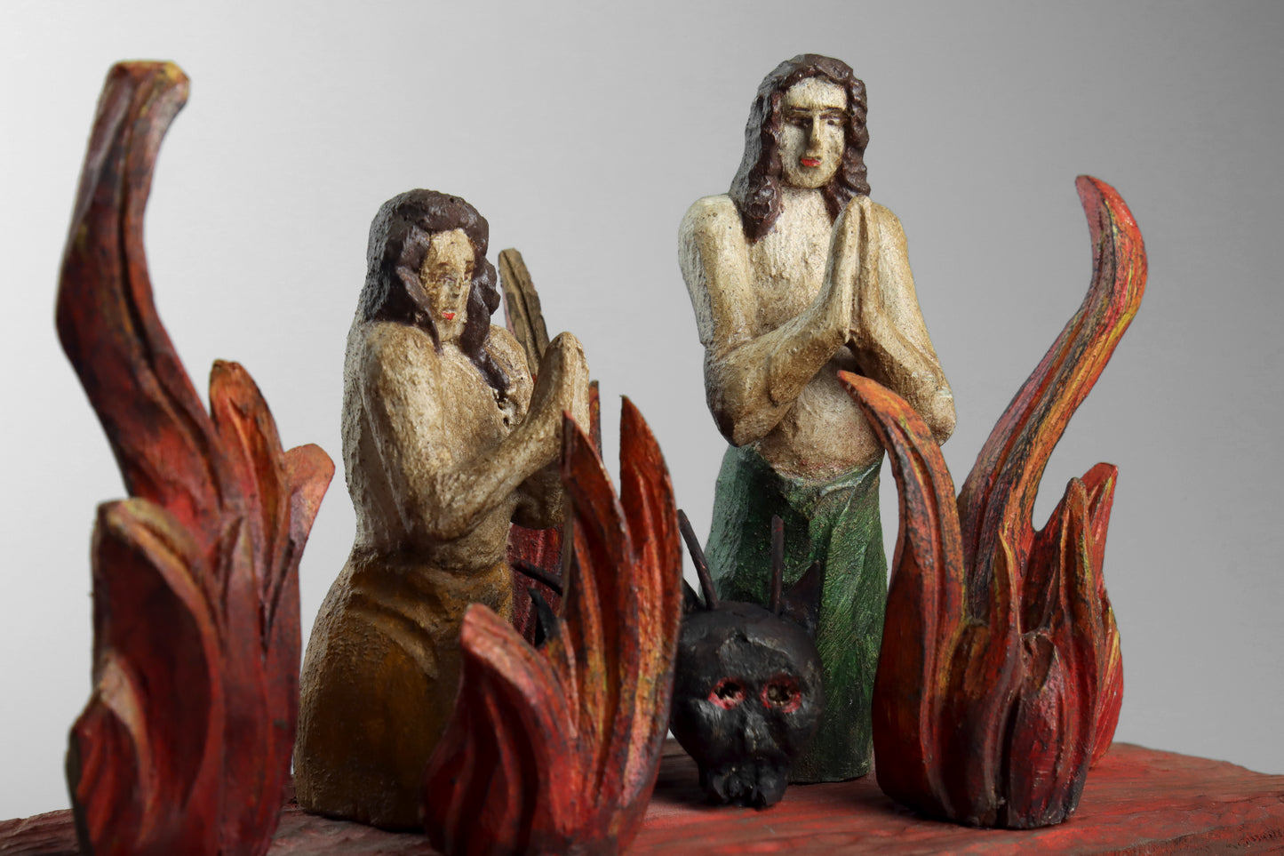 Carved Souls in Purgatory