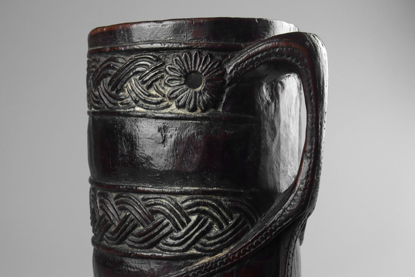 Nepalese Carved Milk Jug