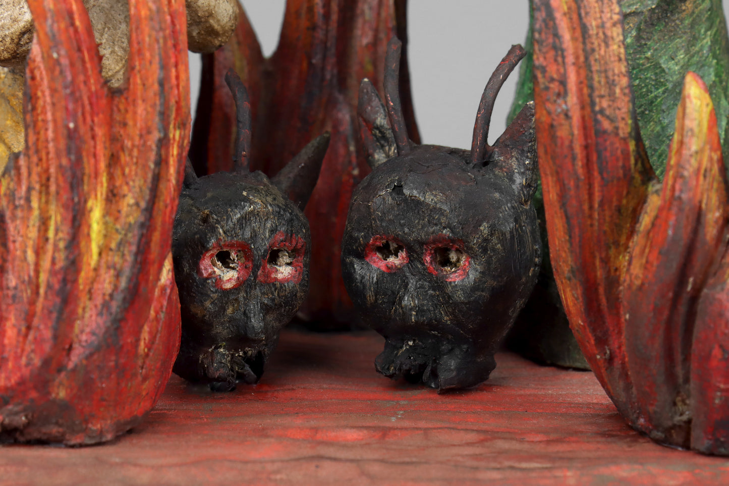 Carved Souls in Purgatory