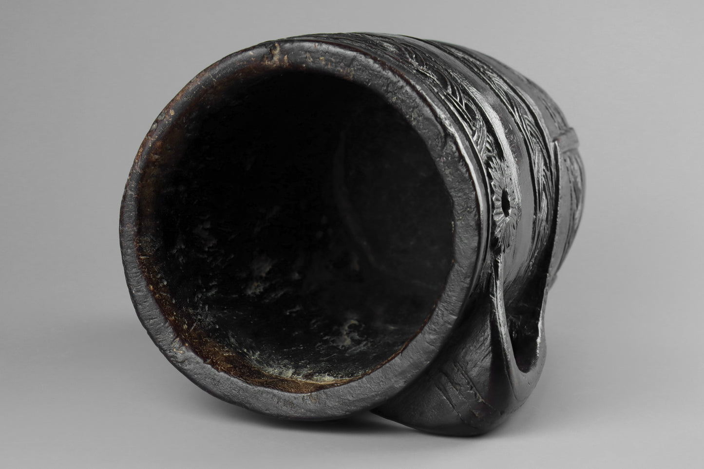 Nepalese Carved Milk Jug