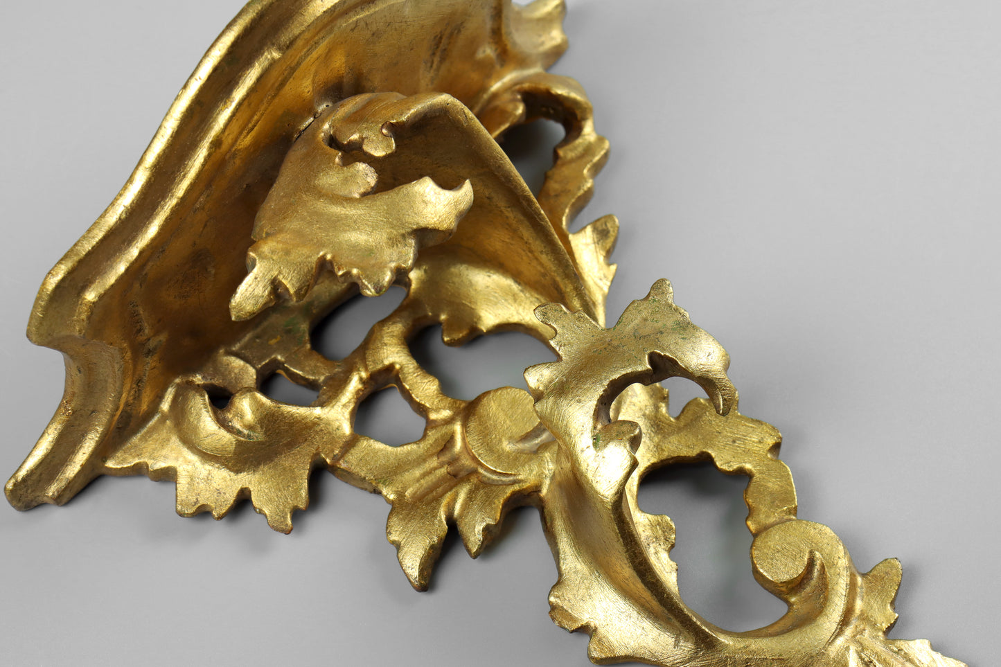 Pair of Florentine Giltwood Brackets
