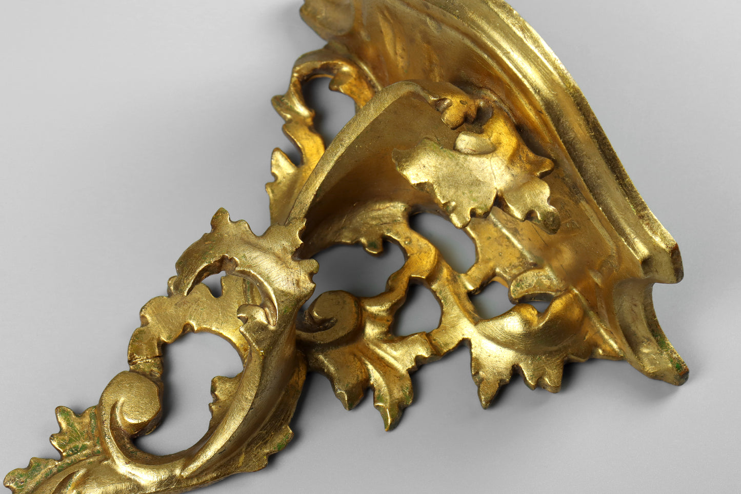 Pair of Florentine Giltwood Brackets