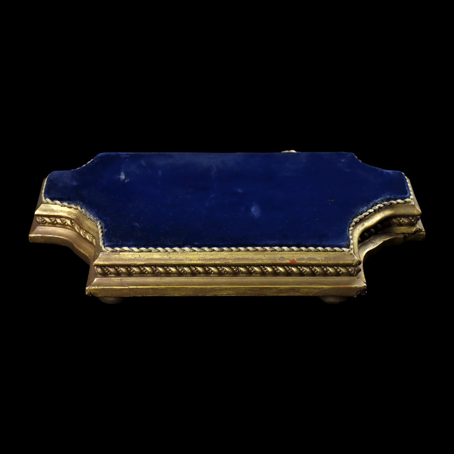 Blue Velvet Display Stand