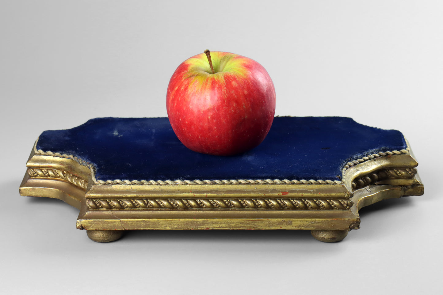 Blue Velvet Display Stand
