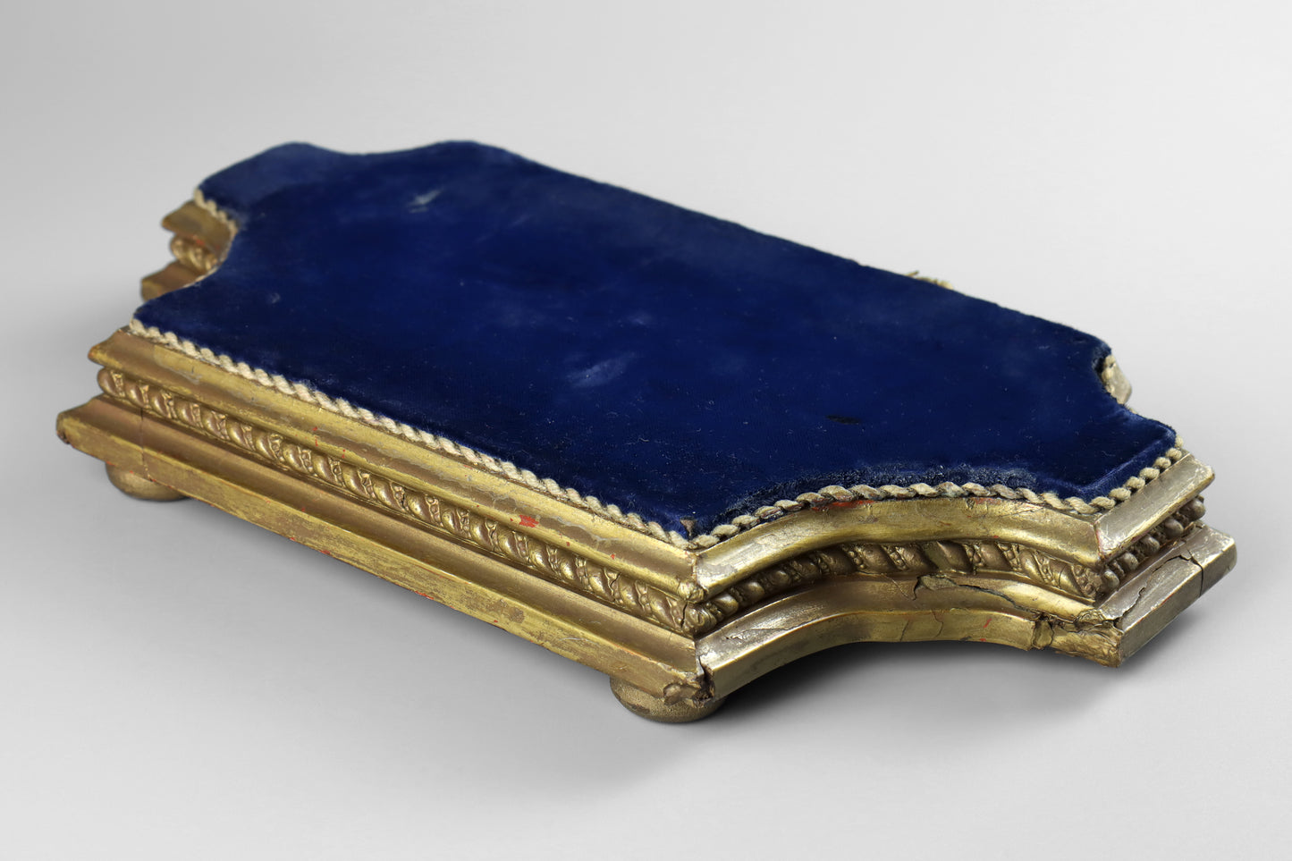 Blue Velvet Display Stand