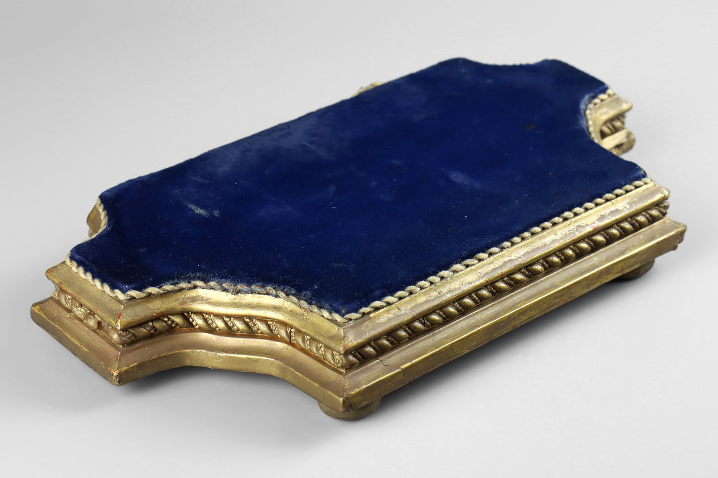 Blue Velvet Display Stand