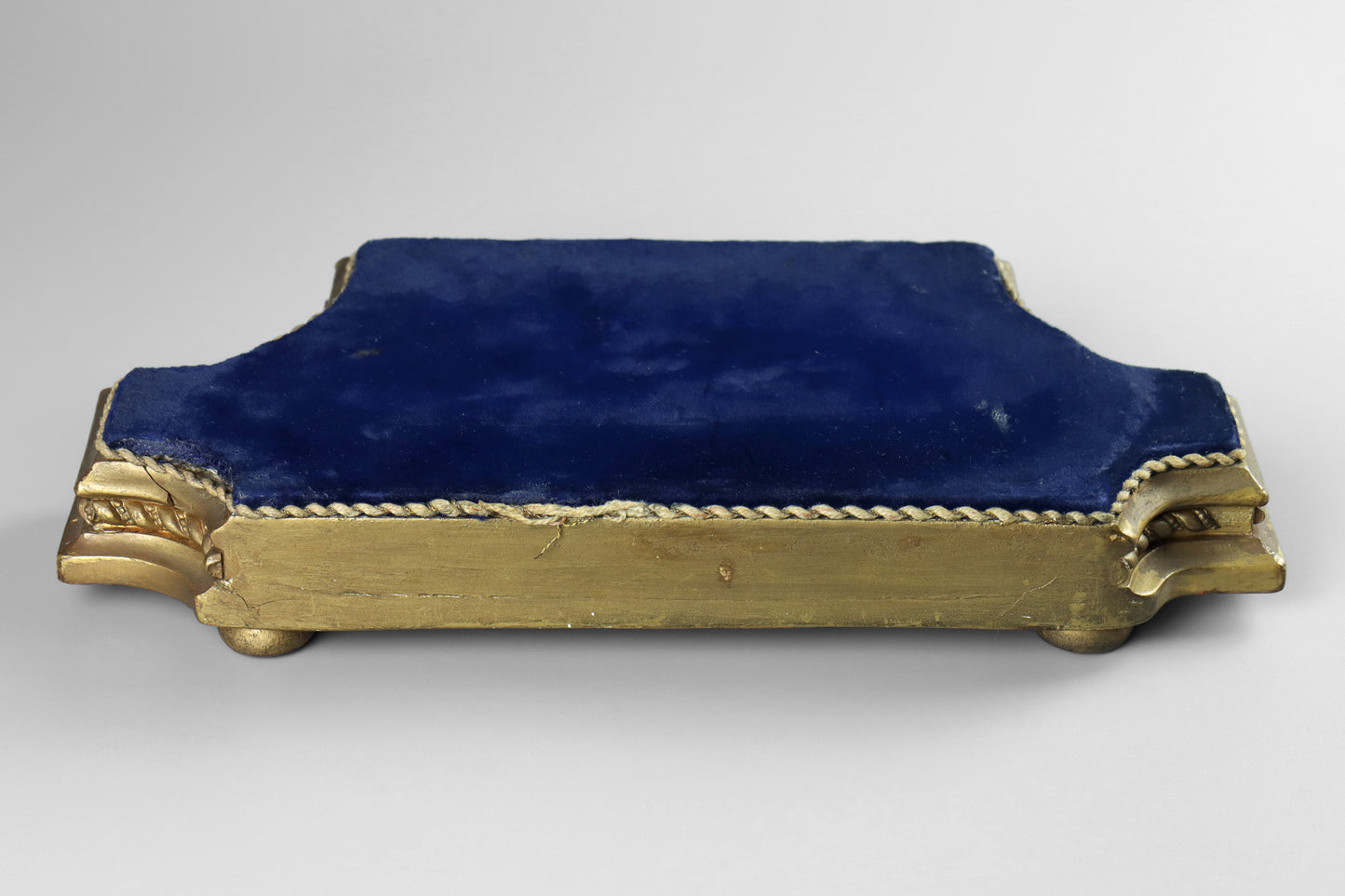 Blue Velvet Display Stand