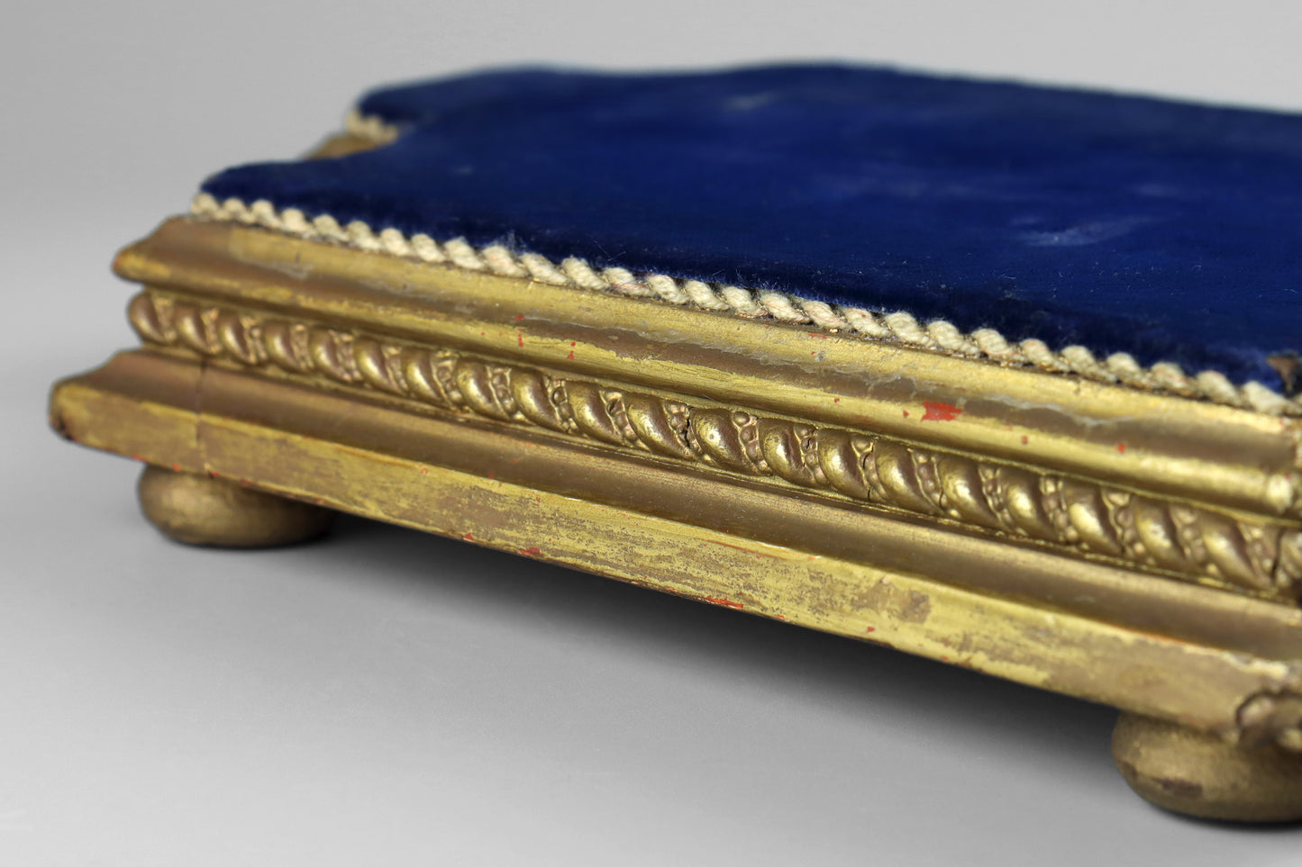 Blue Velvet Display Stand