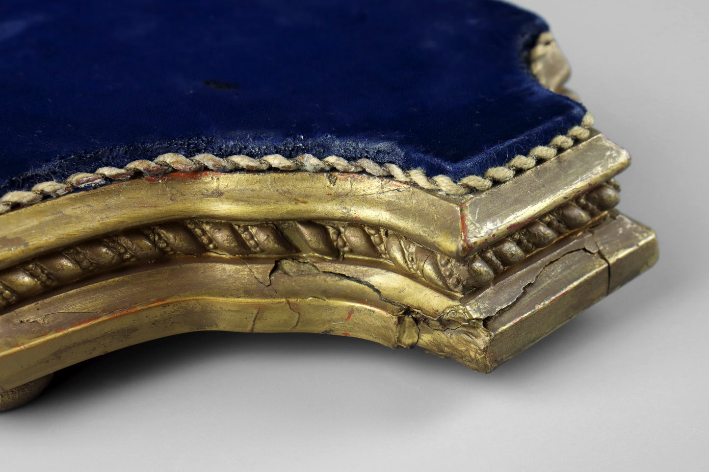 Blue Velvet Display Stand
