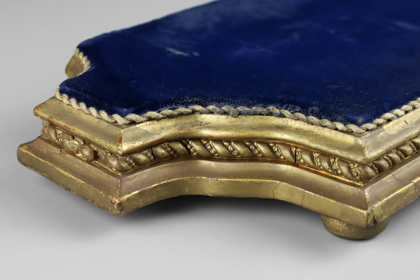 Blue Velvet Display Stand