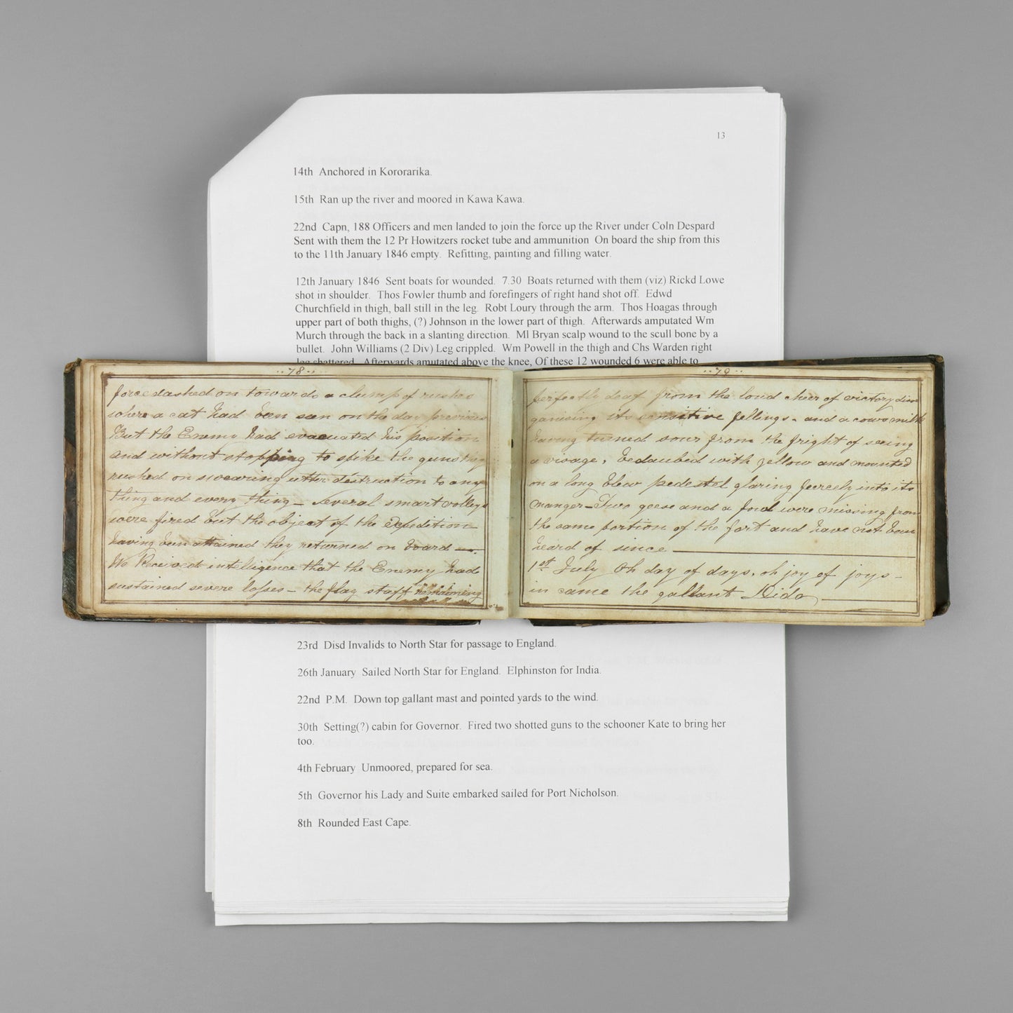 Maori Wars - HMS Castor Log Book