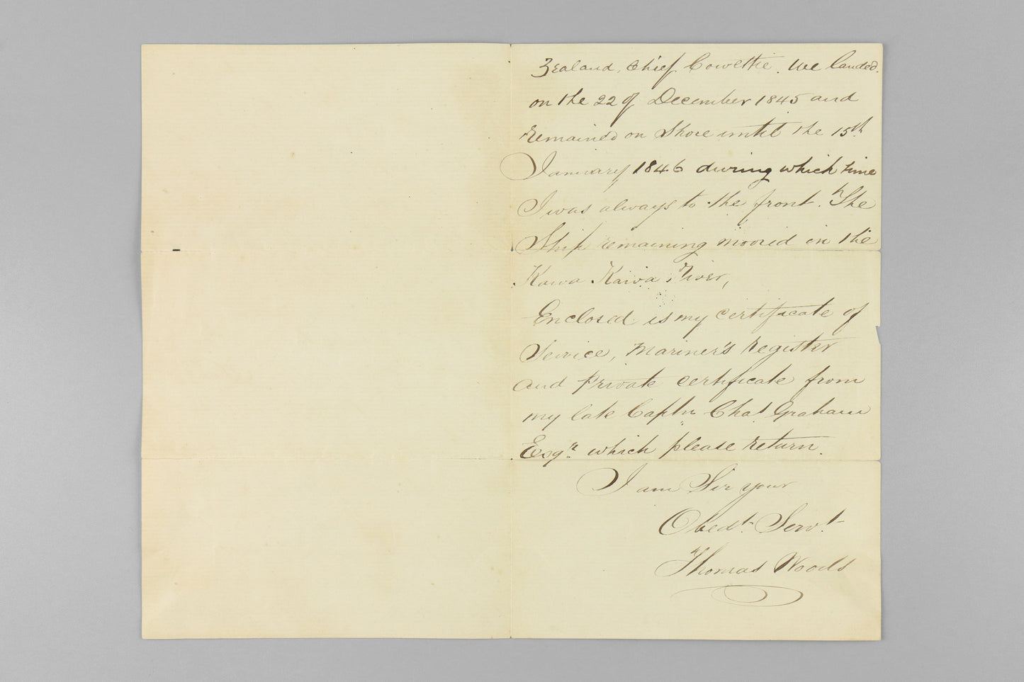 Maori Wars - HMS Castor Log Book