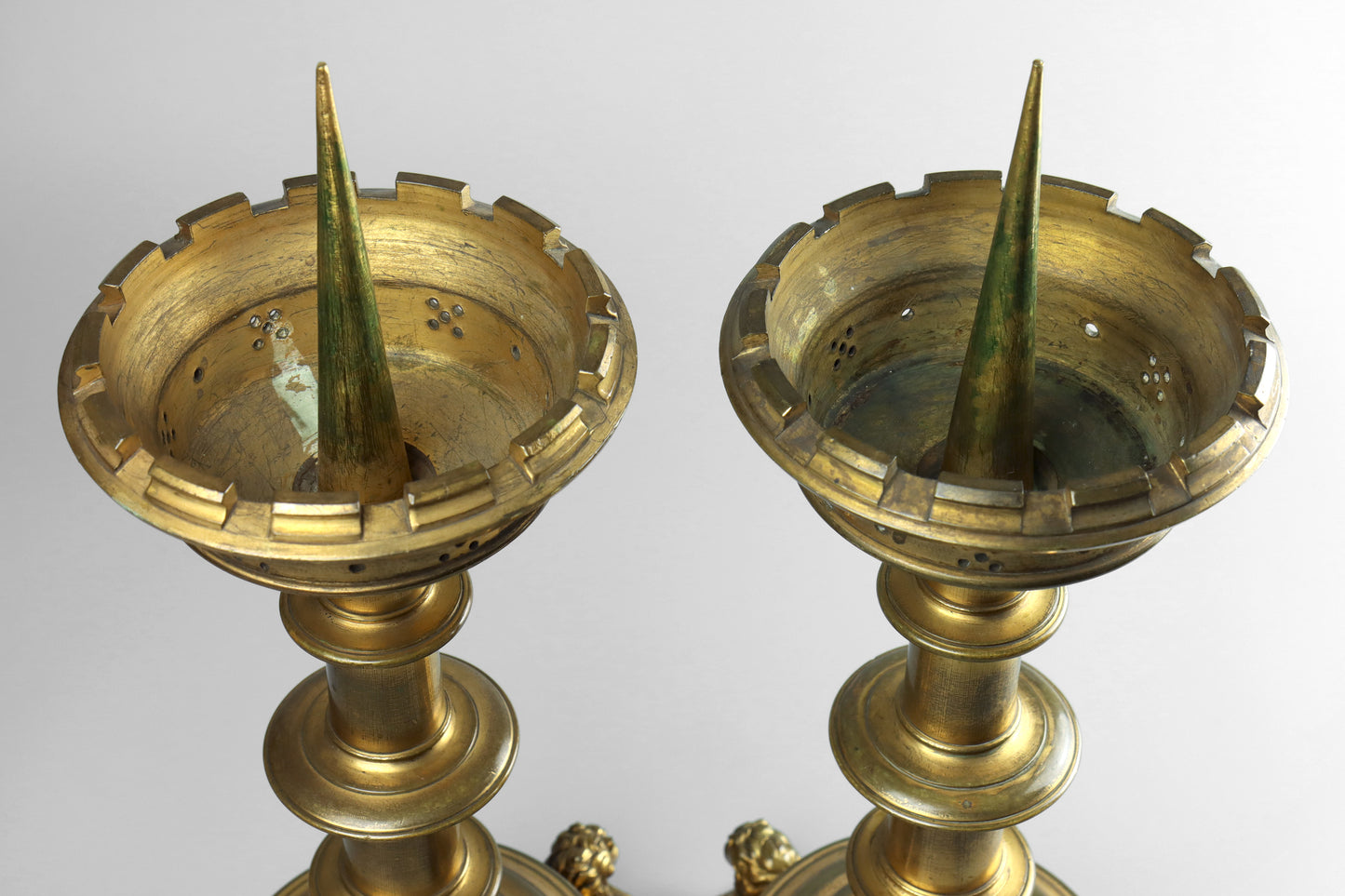Gothic Revival Candlesticks