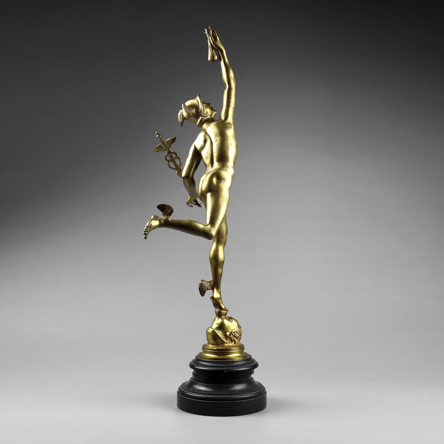 Gilt Bronze Statue of Mercury