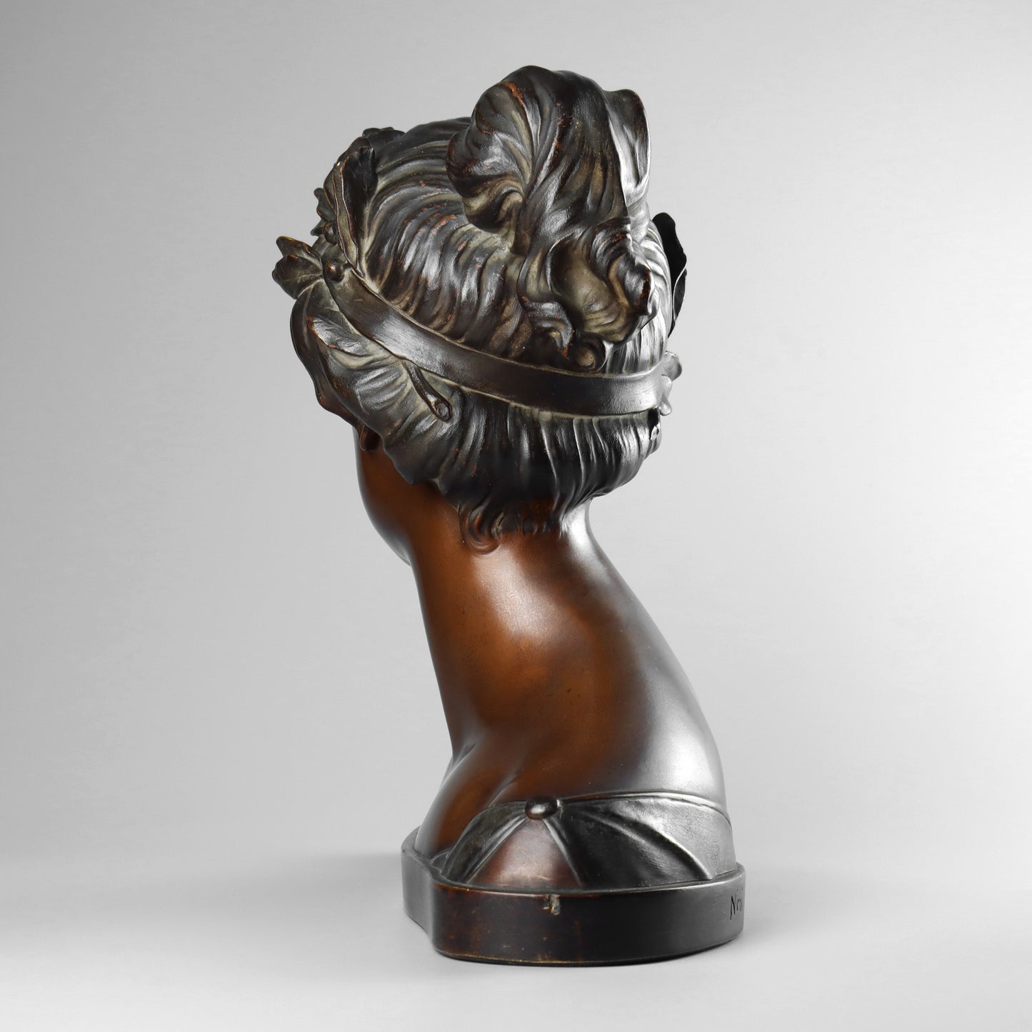 Art Nouveau Terracotta Bust of a Lady