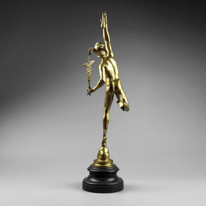 Gilt Bronze Statue of Mercury