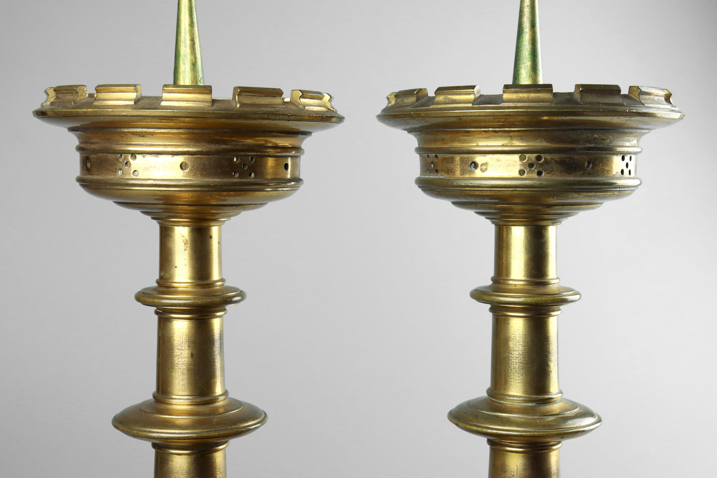 Gothic Revival Candlesticks