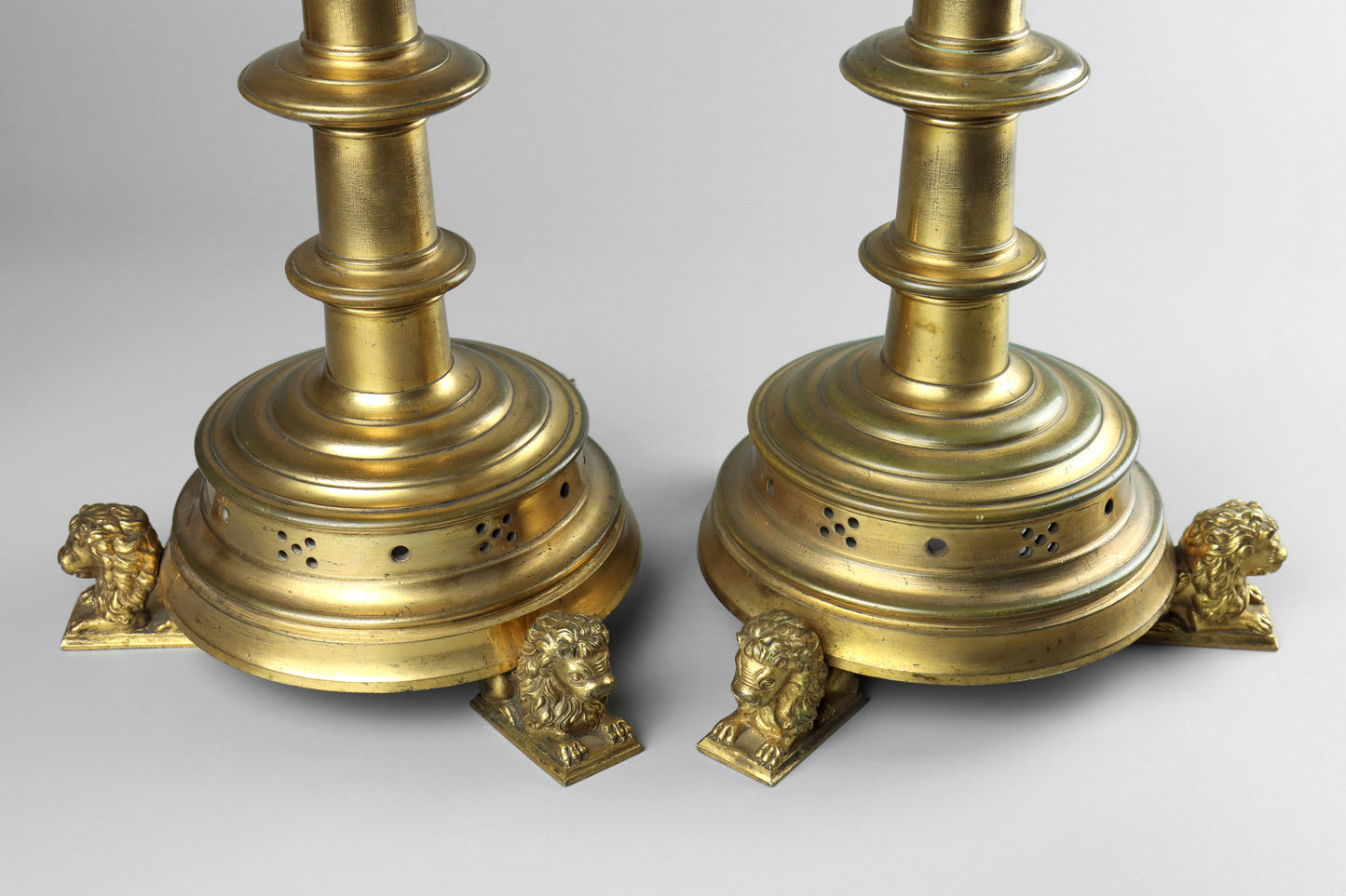 Gothic Revival Candlesticks
