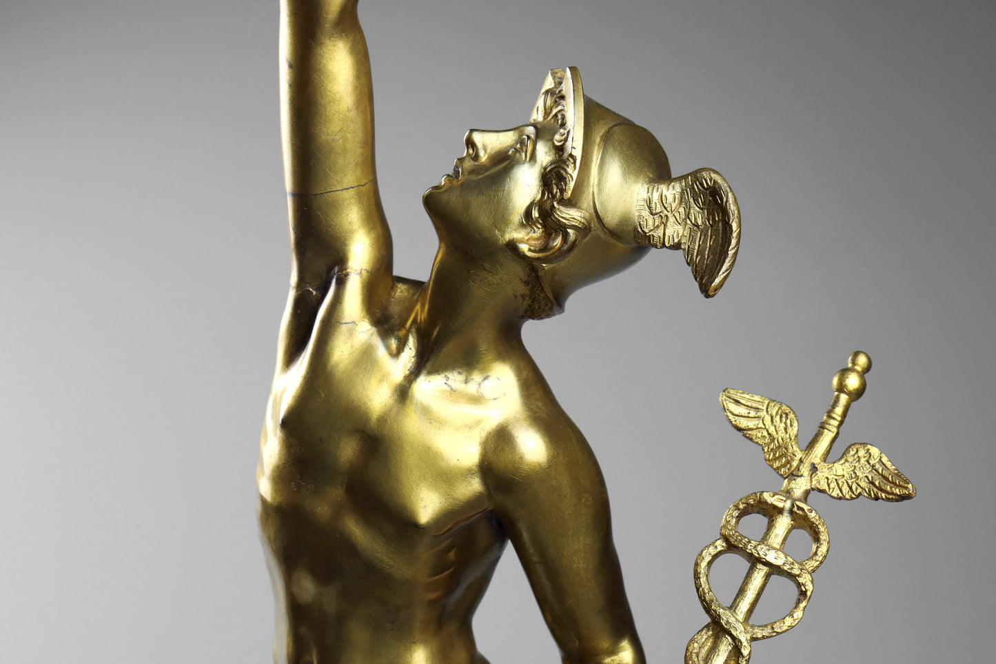 Gilt Bronze Statue of Mercury