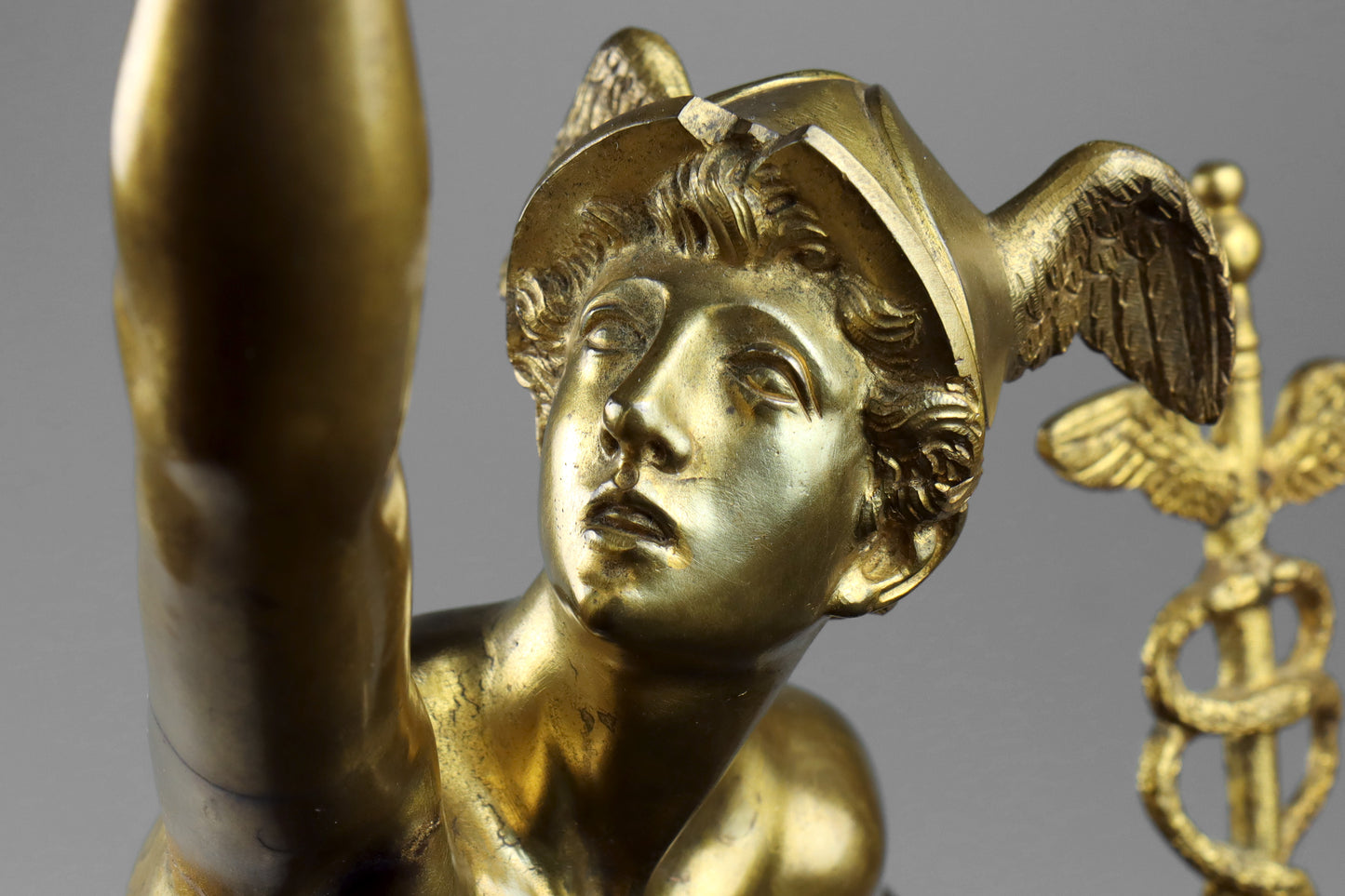 Gilt Bronze Statue of Mercury