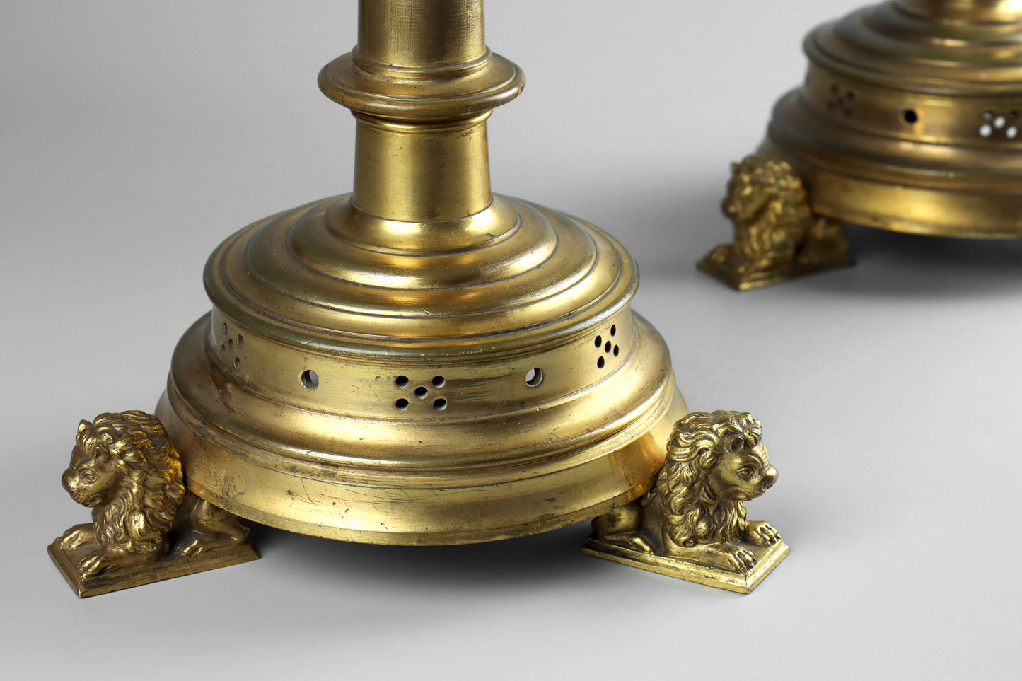 Gothic Revival Candlesticks