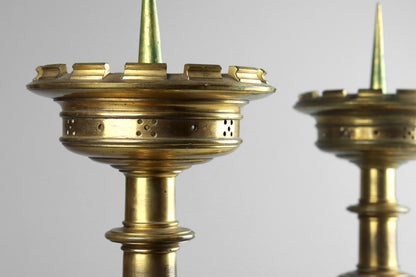 Gothic Revival Candlesticks