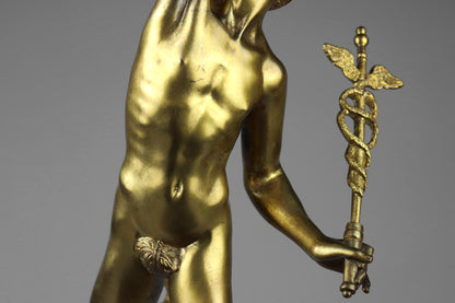 Gilt Bronze Statue of Mercury