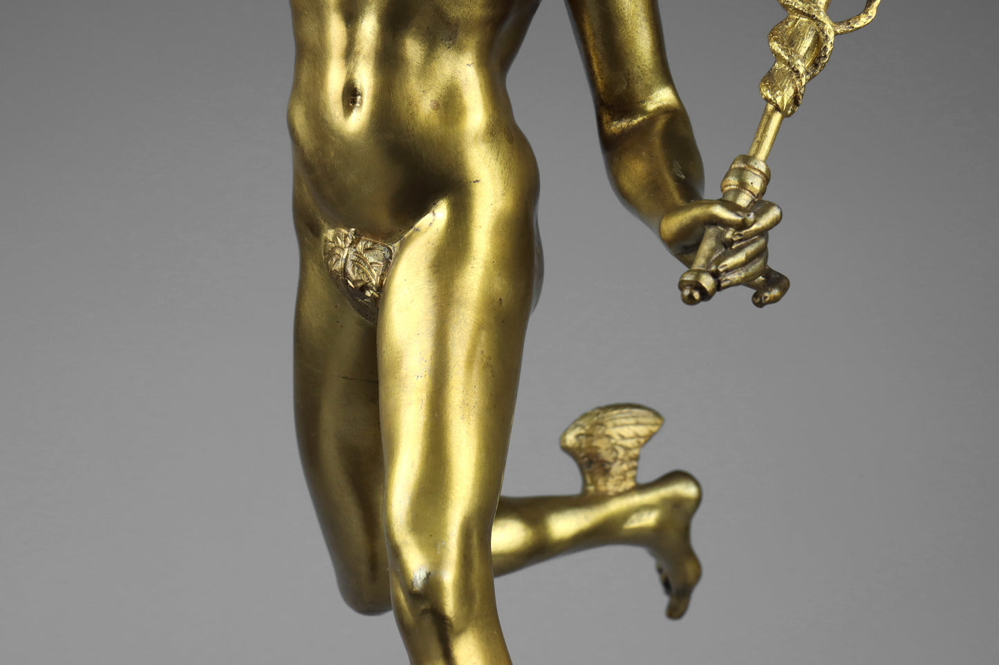 Gilt Bronze Statue of Mercury