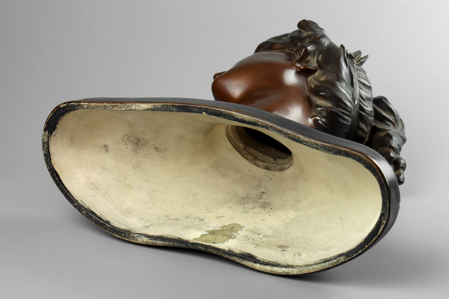 Art Nouveau Terracotta Bust of a Lady