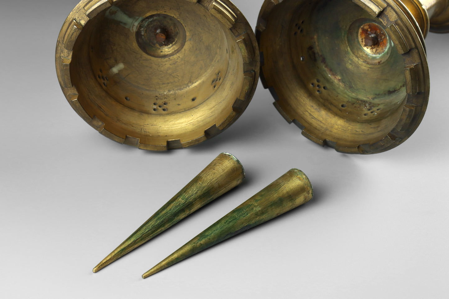 Gothic Revival Candlesticks