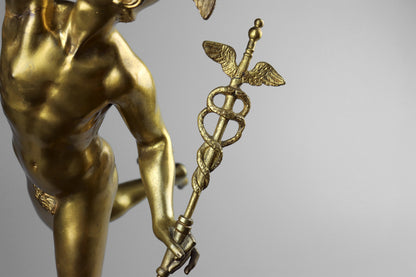 Gilt Bronze Statue of Mercury