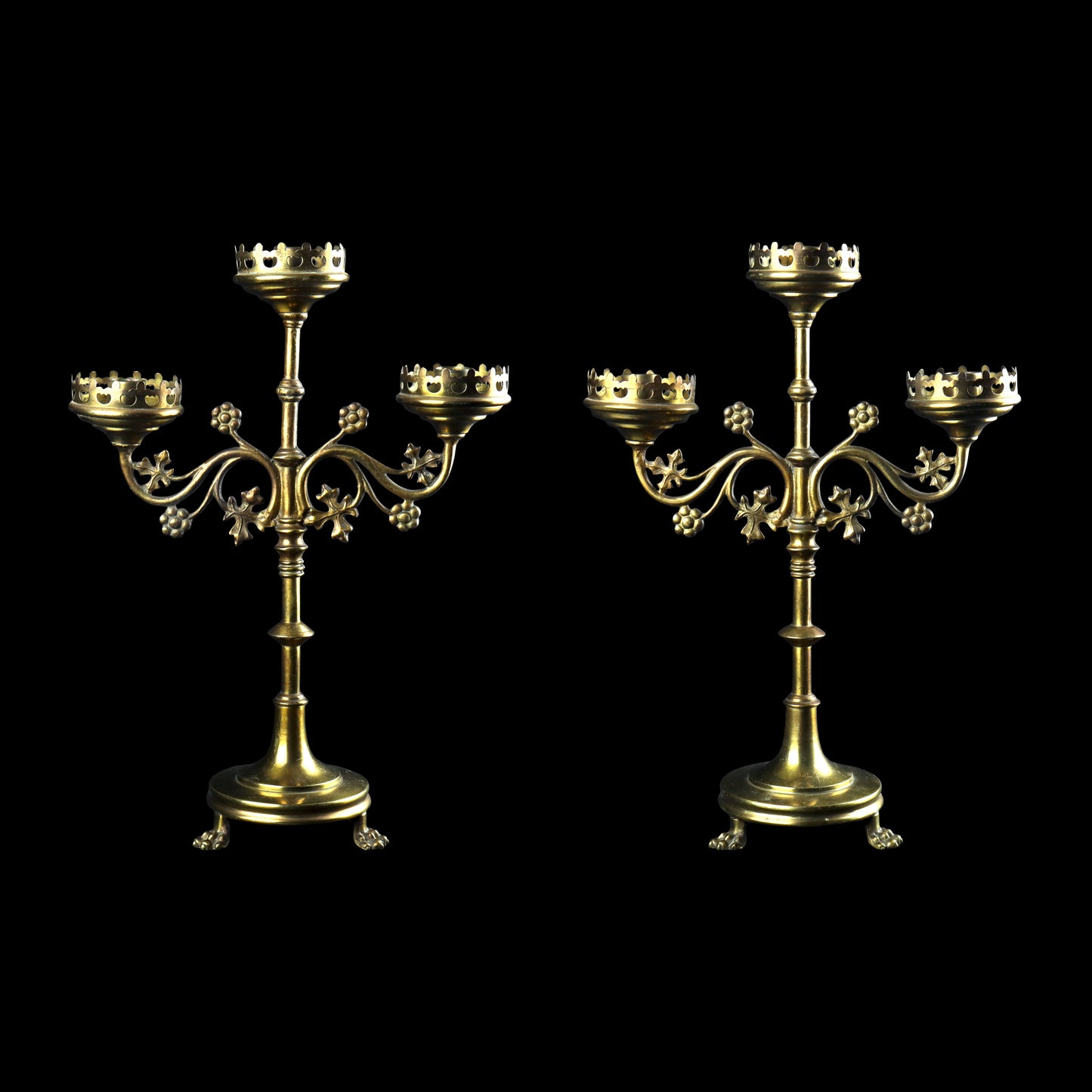 Gothic Revival Candelabra